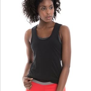 Lole Pinnacle Tank Top Black NWT workout yoga tank